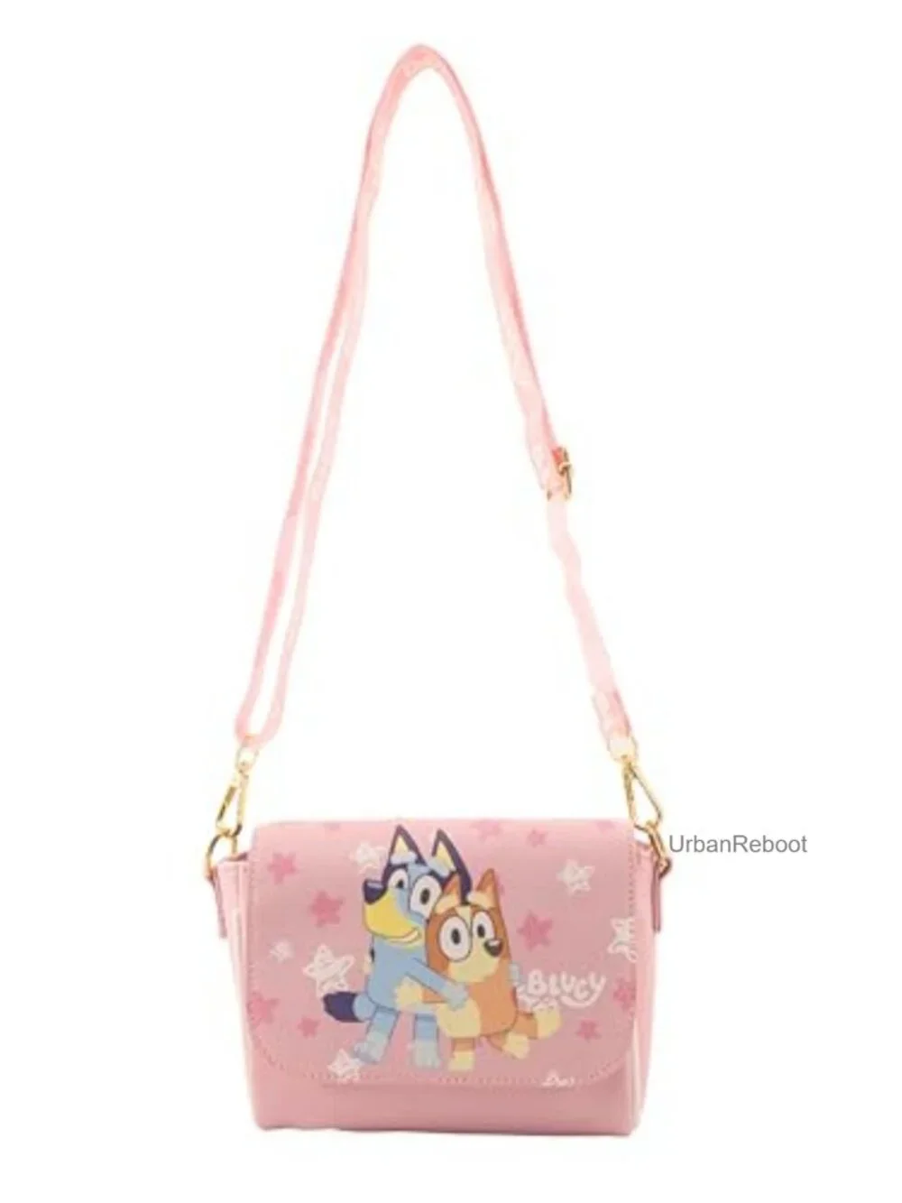 Bluey Crossbody Purse Kids Mini Handbag Adjustable Strap Magnetic Flap